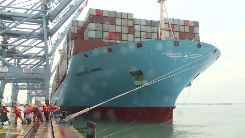 Bà Rịa - Vũng Tàu đón tàu container lớn nhất thế giới