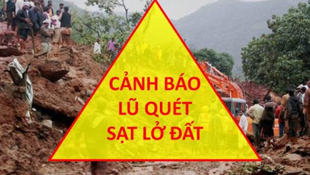 Cảnh báo lũ quét, sạt lở đất, ngập úng cục bộ