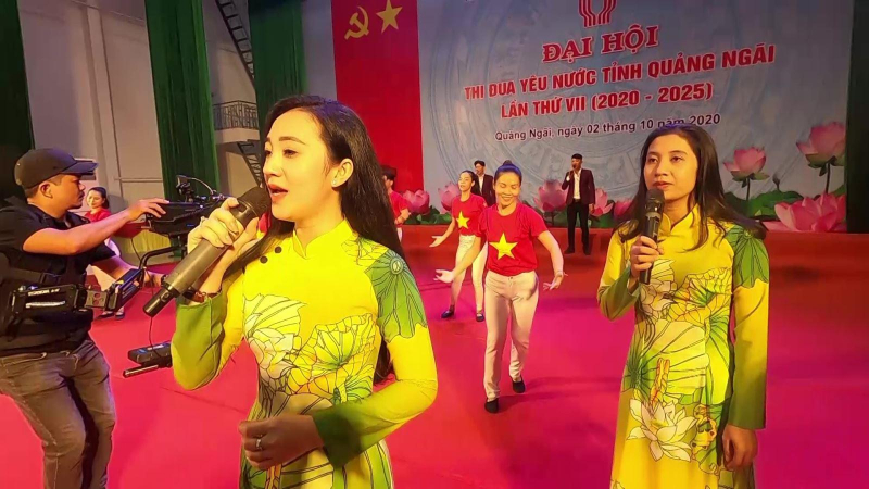 Tổng duyệt chương trình Đại hội Thi đua yêu nước tỉnh Quảng Ngãi lần thứ VII