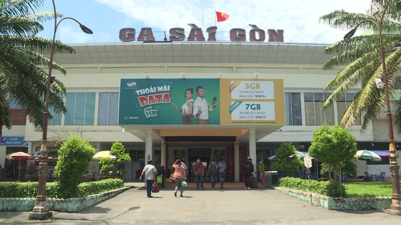 Ga Sài Gòn chạy thêm tàu dịp Tết Dương lịch 2021