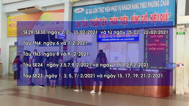 Từ hôm nay (25/11), ngành đường sắt mở bán vé Tết đợt 2