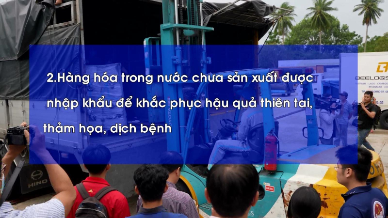 Đề xuất miễn thuế hàng hóa khắc phục hậu quả thiên tai