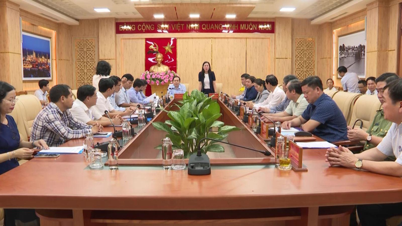 Chủ tịch Uỷ ban Trung ương Mặt trận Tổ quốc Việt Nam Trần Thanh Mẫn làm việc với lãnh đạo tỉnh Quảng