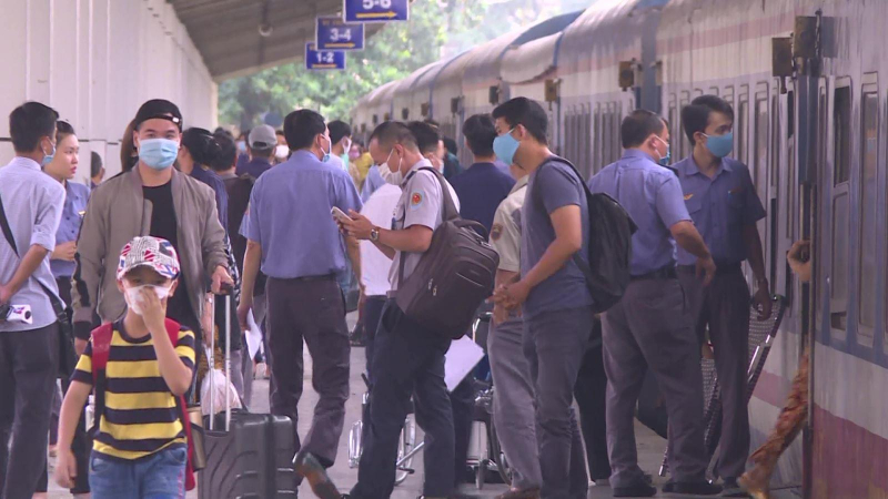 Đường sắt tăng tàu dịp tết dương lịch