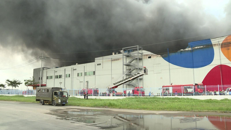 Ch&aacute;y lớn tại KCN Hiệp Phước &ndash;TPHCM