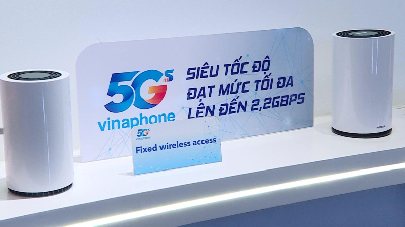 Phủ sóng mạng 5G Vinaphone tại 2 thành phố lớn
