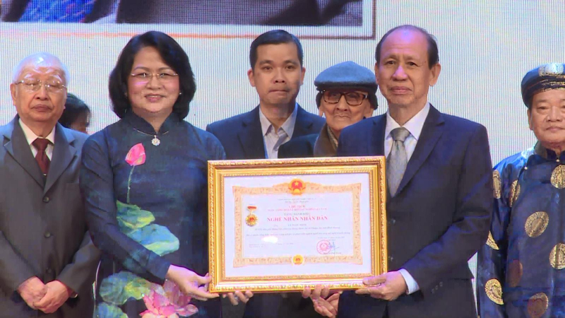 77 nghệ nhân được trao tặng danh hiệu cao quý