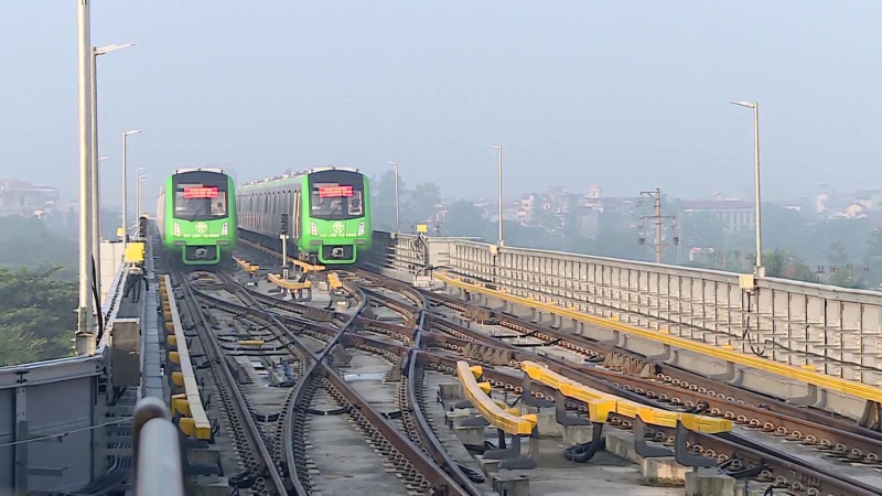 Bắt đầu vận hành thử đường sắt Cát Linh - Hà Đông