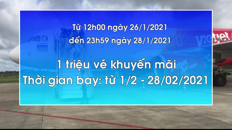 Vietjet công bố chương trình khuyến mại 0 đồng và từ thiện Tết âm lịch