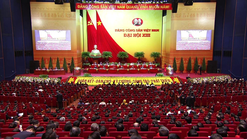 KHAI MẠC ĐẠI HỘI ĐẠI BIỂU TOÀN QUỐC LẦN THỨ XIII CỦA ĐẢNG