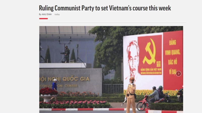 Đại hội XIII thu hút quan tâm của truyền thông quốc tế