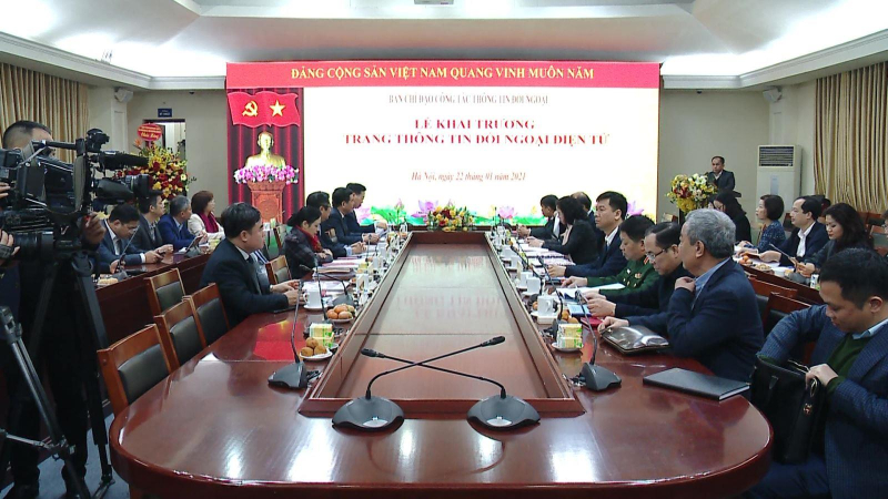 Khai trương trang thông tin đối ngoại điện tử