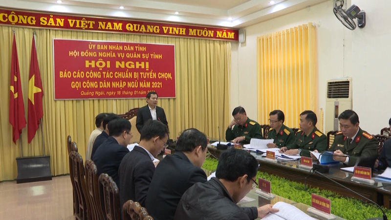 Năm 2021, Quảng Ngãi tuyển chọn 2.640 thanh niên nhập ngũ