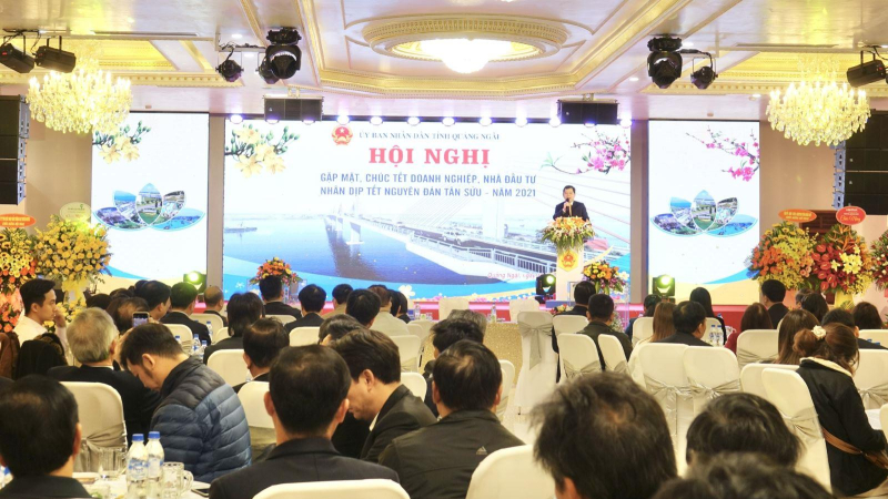 Quảng Ngãi gặp mặt chúc Tết nhà đầu tư, doanh nghiệp