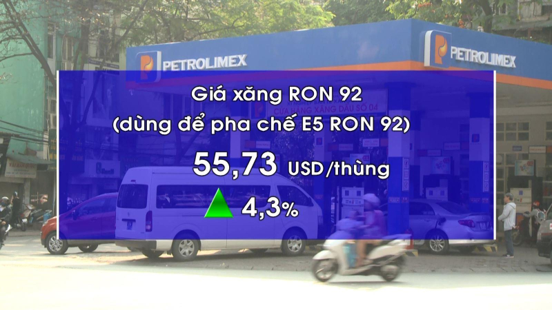 Gi&aacute; xăng c&oacute; thể tăng 390 đồng/l&iacute;t