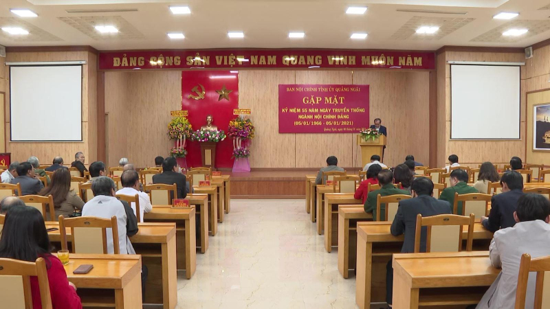 Kỷ niệm 55 năm ngày truyền thống Ngành Nội chính Đảng