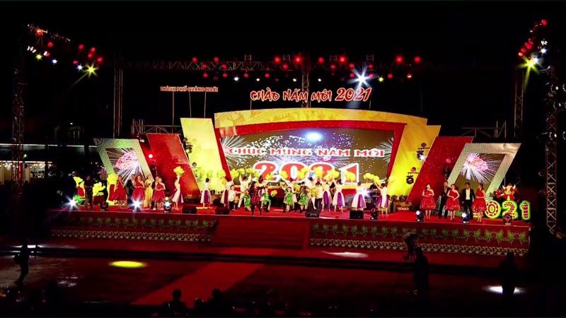 Chương trình nghệ thuật “Chào năm mới 2021”.