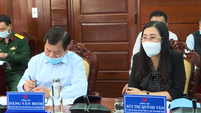 Phó Chủ nhiệm Tổng cục chính trị làm việc với tỉnh Quảng Ngãi