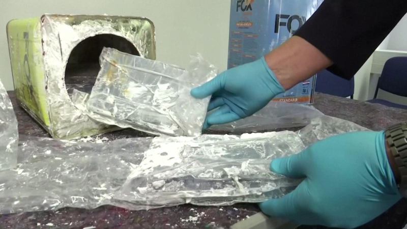 Thu giữ lượng cocaine kỷ lục ở ch&acirc;u &Acirc;u