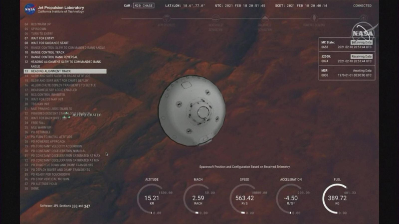 T&agrave;u th&aacute;m hiểm của NASA đ&aacute;p th&agrave;nh c&ocirc;ng xuống Sao Hỏa