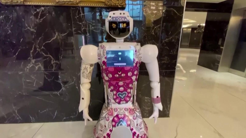 Khách sạn tại Châu Phi sử dụng Robot