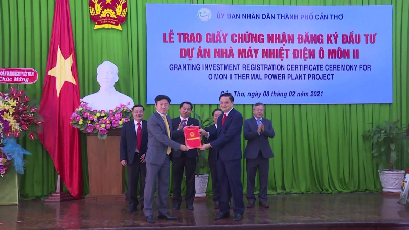 Cần Thơ trao chứng nhận đầu tư Dự án 1,3 tỷ USD