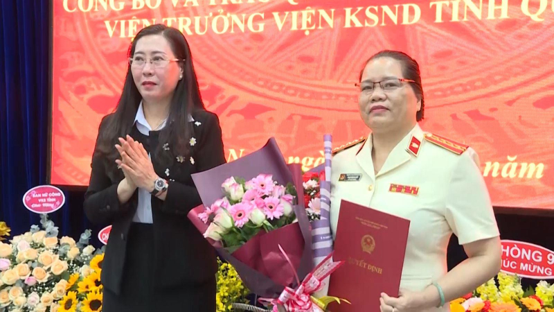 Bà Phạm Thị Kim Liên giữ chức Viện Trưởng Viện Kiểm sát nhân dân tỉnh Quảng Ngãi