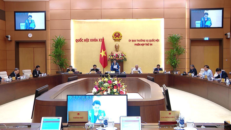 Khai mạc Phiên họp thứ 54 Ủy ban Thường vụ Quốc hội