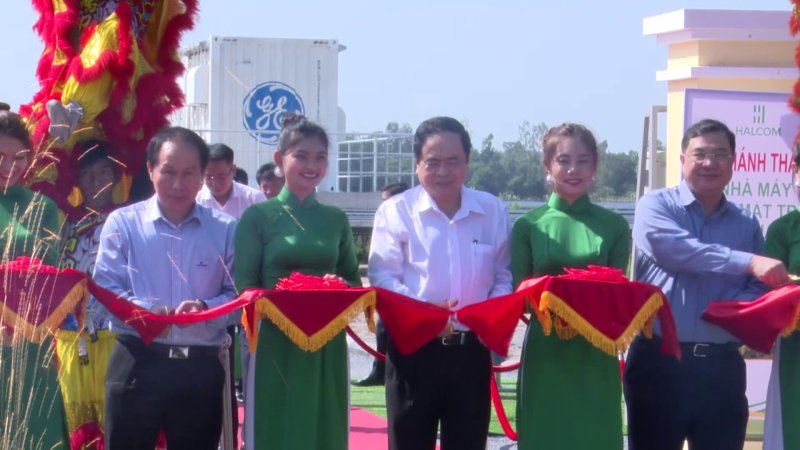 Khánh thành nhà máy điện mặt trời đầu tiên tại ĐBSCL