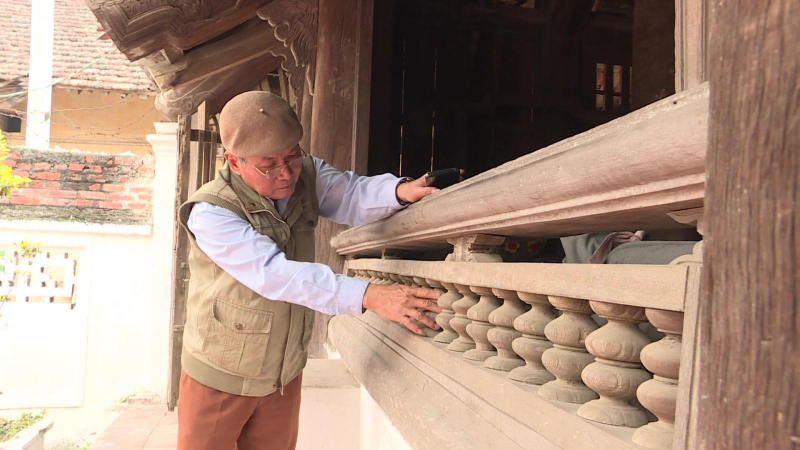 Độc đáo mô hình đình làng siêu nhỏ