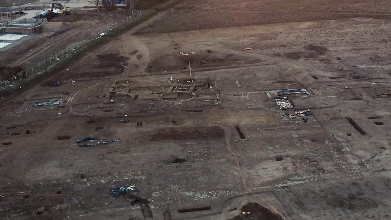 Phát hiện biệt thự La Mã cổ ở Anh