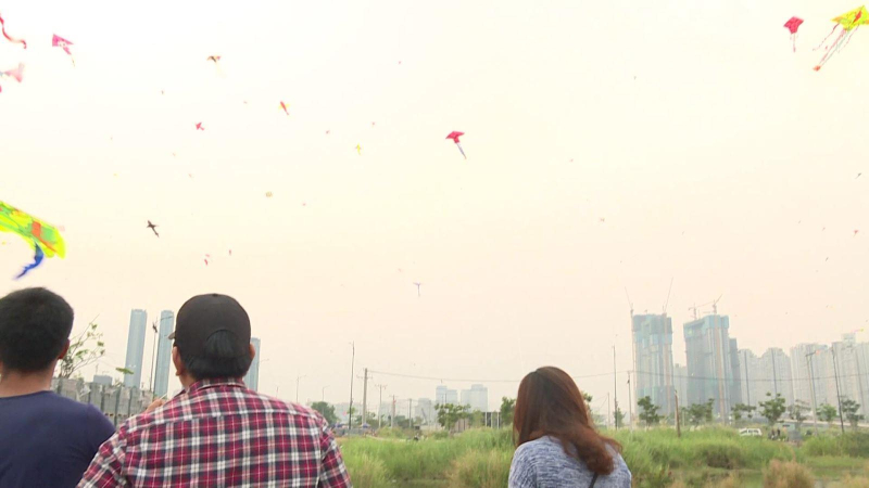 Những c&aacute;nh diều về tr&ecirc;n phố