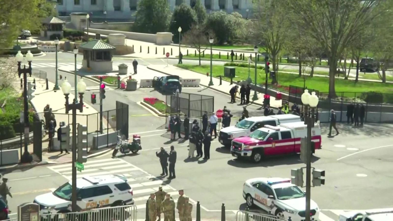 Xảy ra vụ tấn công bên ngoài Nhà Quốc hội Mỹ