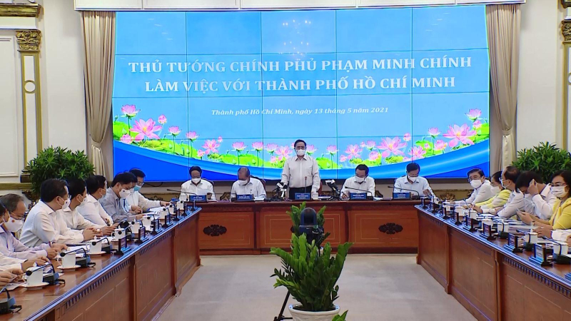 Thủ tướng làm việc với Thành phố Hồ Chí Minh