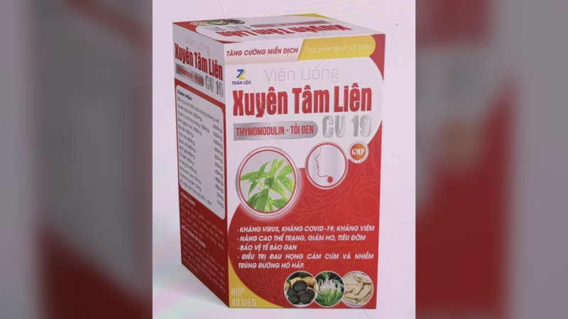 Cảnh b&aacute;o vi&ecirc;n u&ocirc;́ng kh&aacute;ng COVID-19 l&agrave; giả mạo