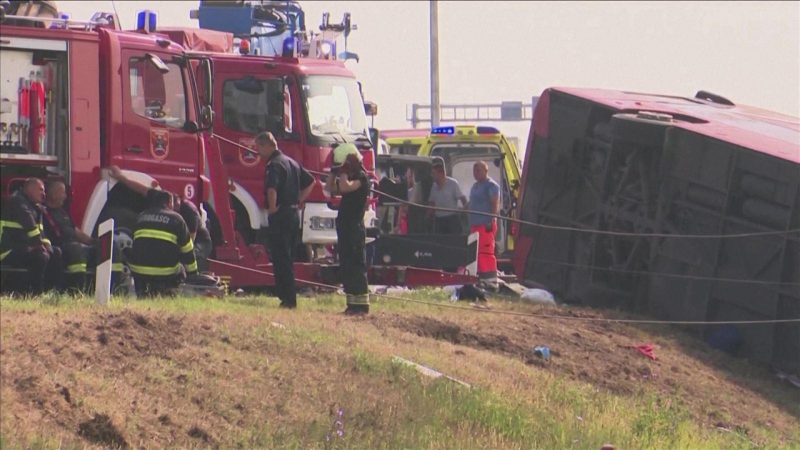 Tai nạn xe khách nghiêm trọng tại Croatia