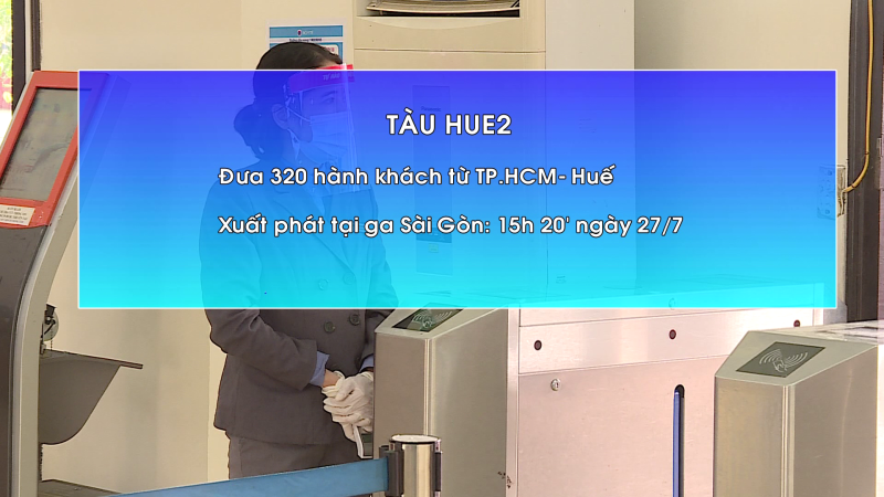 Lập đoàn tàu chuyên biệt đưa người dân về từ TP. HCM