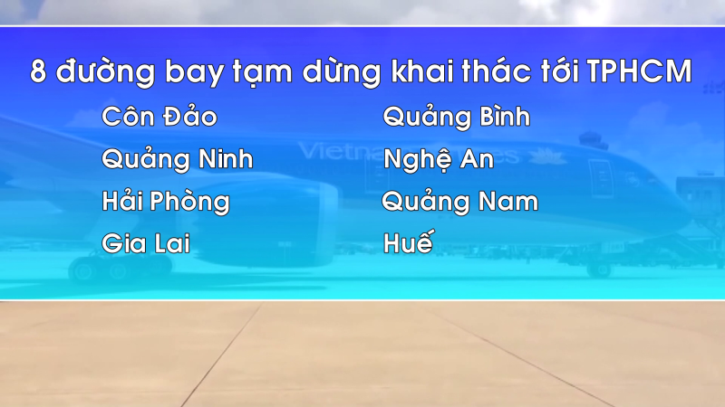 Đề xuất tạm dừng đường bay TP. HCM - Phú Quốc.