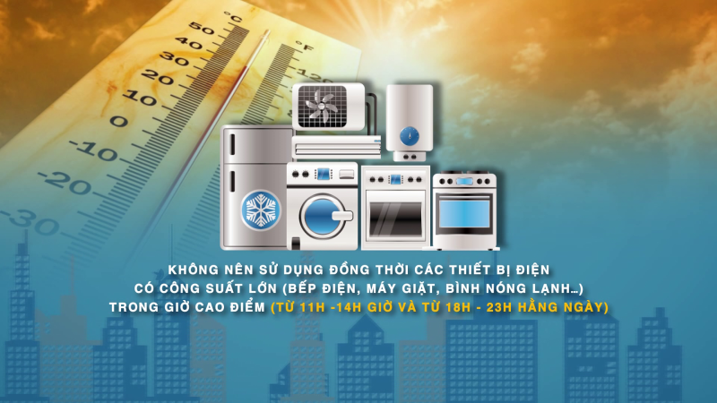 Khuyến c&aacute;o tiết kiệm điện trong m&ugrave;a nắng n&oacute;ng