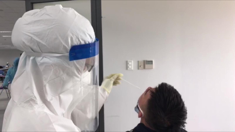 Cấp tốc xét nghiệm toàn bộ công nhân làm việc tại Vsip Quảng Ngãi