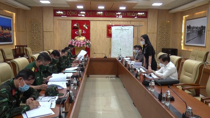 Bộ tư lệnh Quân khu 5 làm việc tại Quảng Ngãi