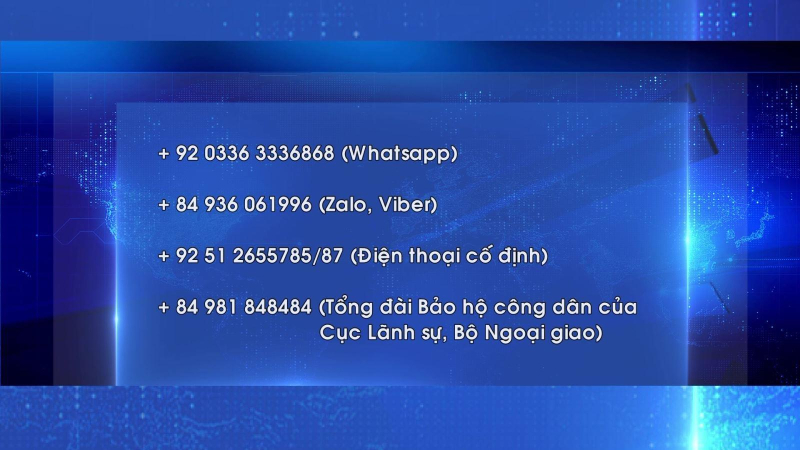 Việt Nam triển khai công tác bảo hộ công dân tại Aghanistan