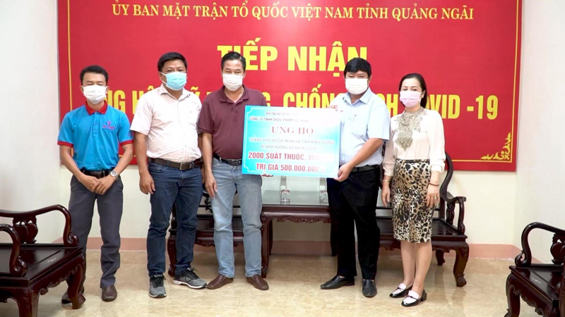 Tiếp nhận ủng hộ phòng, chống dịch Covid-19