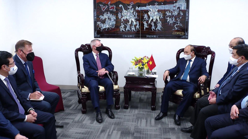 Chủ tịch nước tiếp các Doanh nghiệp năng lượng hàng đầu Hoa Kỳ