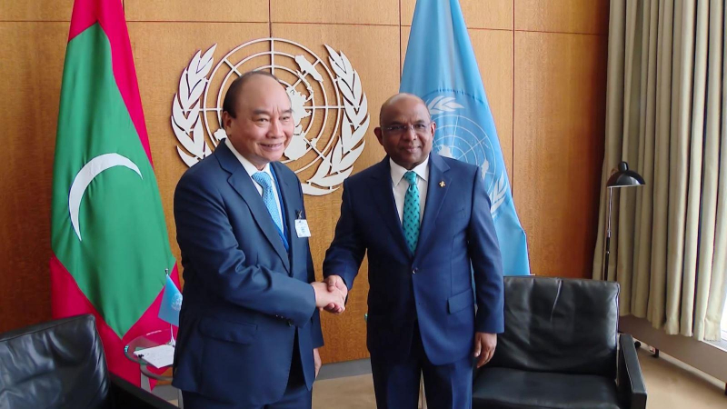 Chủ tịch nước hội kiến Chủ tịch Đại hội đồng và Tổng Thư ký Liên hợp quốc