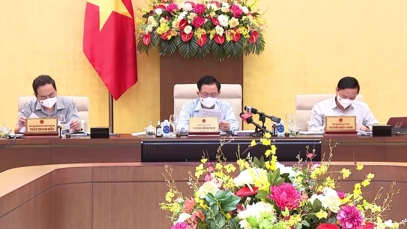 Tiếp tục Phiên họp thứ 3 Ủy ban Thường vụ Quốc hội