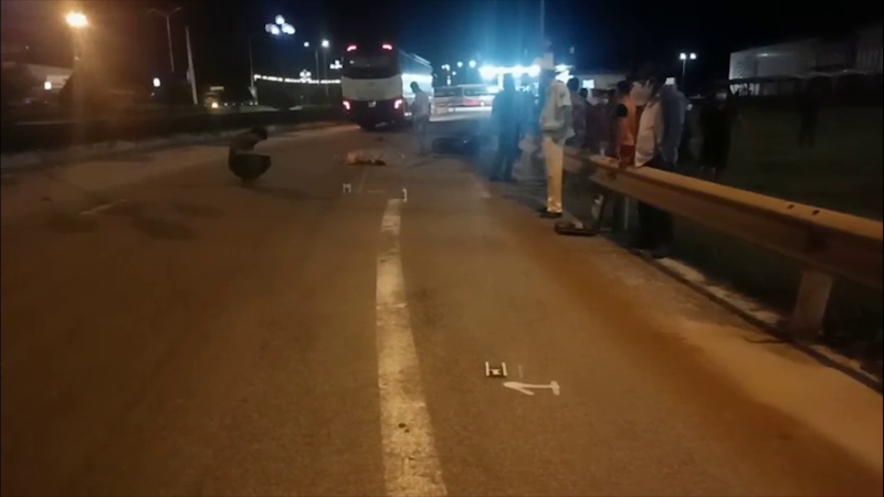 Ô tô khách va chạm với xe máy, 01 người tử vong