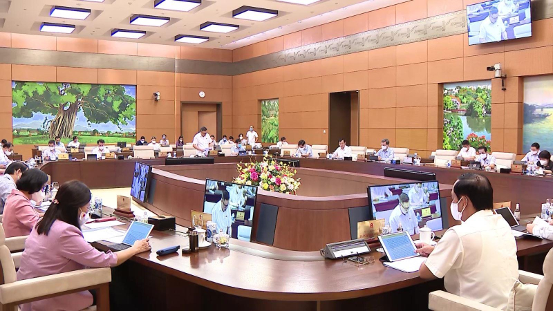 Tiếp tục Phiên họp thứ 3 Ủy ban Thường vụ Quốc hội