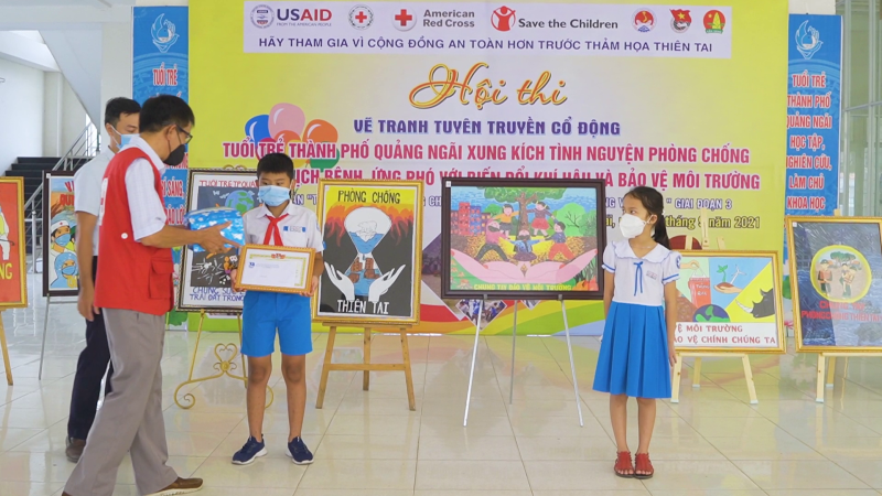 Tranh cổ động phòng chống thiên tai, dịch bệnh