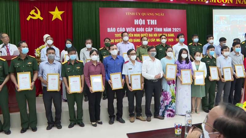 Bế mạc hội thi Báo cáo viên giỏi năm 2021